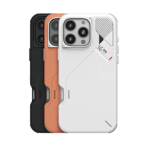 AULUMU Slim Shockproof Case for iPhone 16 Pro/Pro Max 系列|外層採用堅固 PC 材質,內層使用柔軟 TPU,並配有優質 TPE 邊角