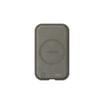 MAXCO MagSafe 5000mAh 移動電源,支援 PD20W 快充與磁吸充電,NAPPA PU 皮革設計