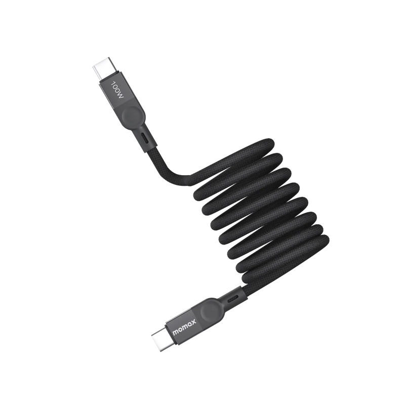 MOMAX Mag Link USB-C to USB-C 100W USB2.0 1m 磁吸充電線 DC35