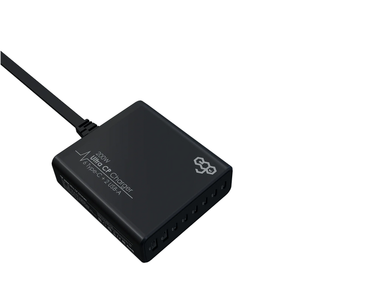 EGO 200W Ultra CP 8USB GaN 充電器
