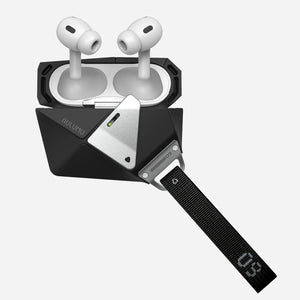 AULUMU Geometric Case 幾何保護殼雙鎖 AirPods Pro系列 A09|雙鎖設計