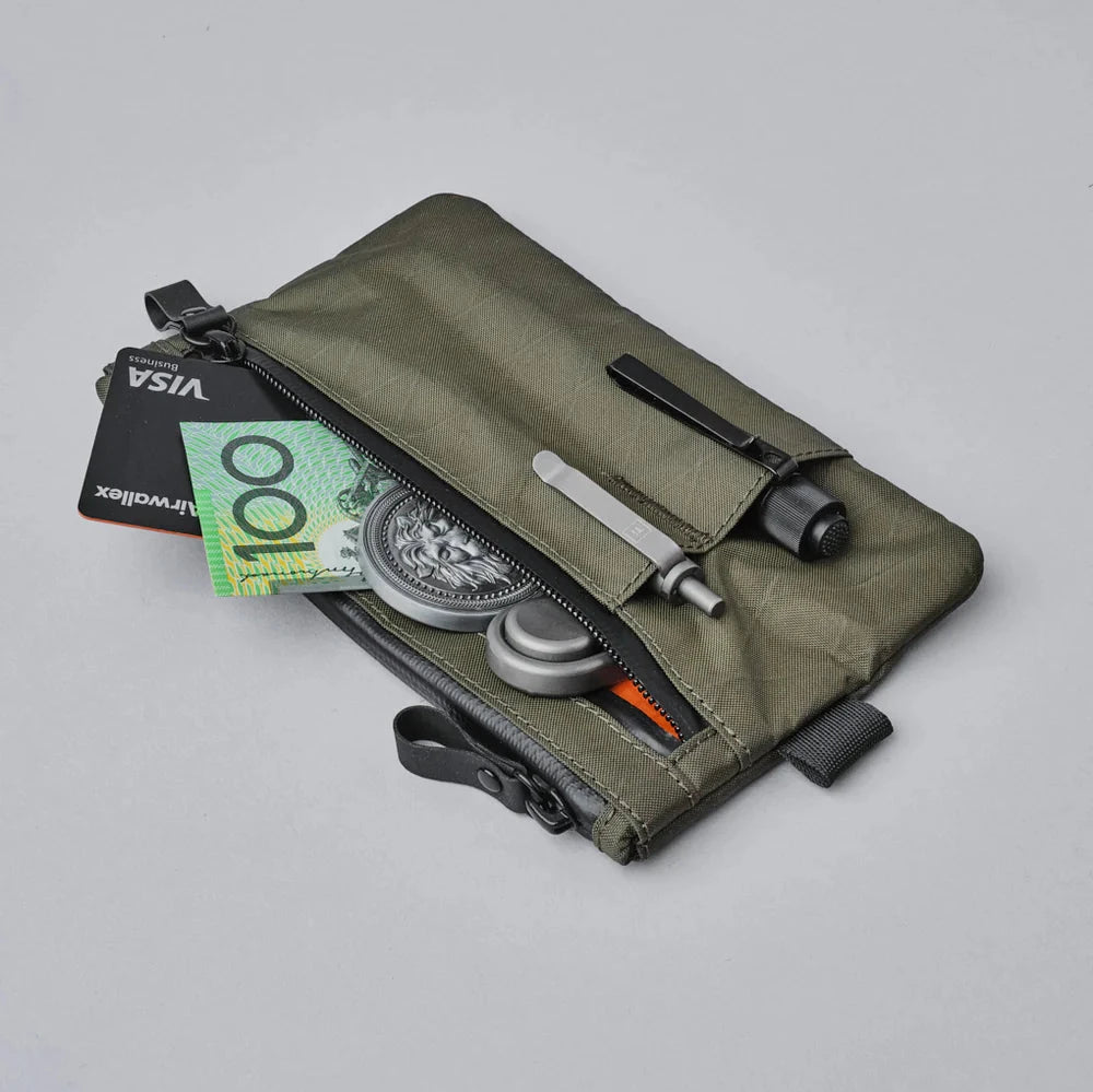 ALPAKA Zip Clutch| 可放護照,貼身輕便手拿包
