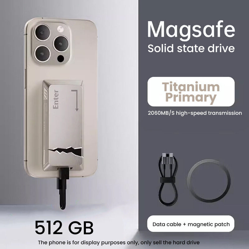 MOVESPEED Magsafe 磁吸固態硬盤 512GB