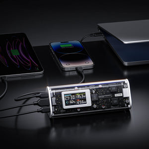 【3C安全認證】 SHARGE 170W 賽博棱鏡移動電源 24000mAh|雙向快充