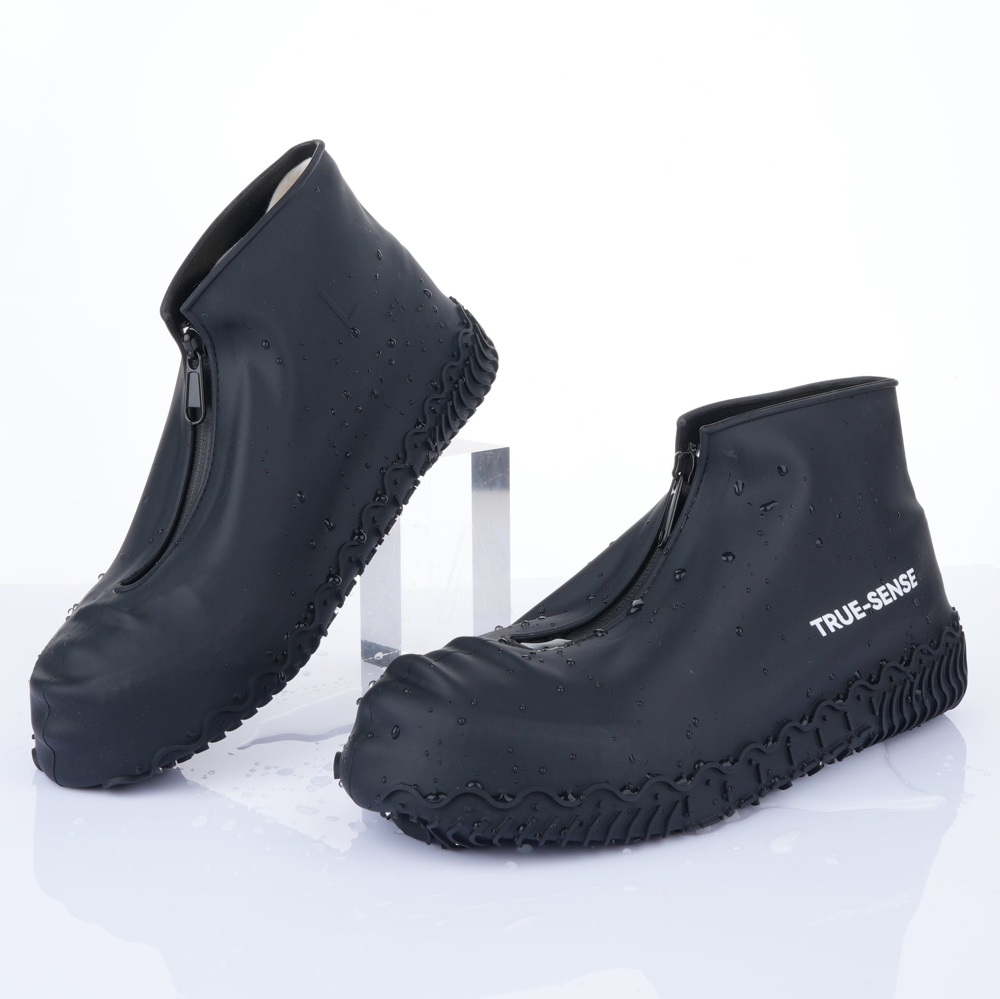 TRUE-SENSE 防水拉鍊鞋套|環保耐用|輕便可攜