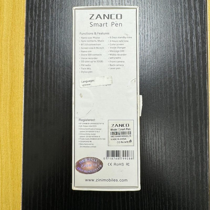 美國 Zanco Smart Pen 迷你手機智能筆