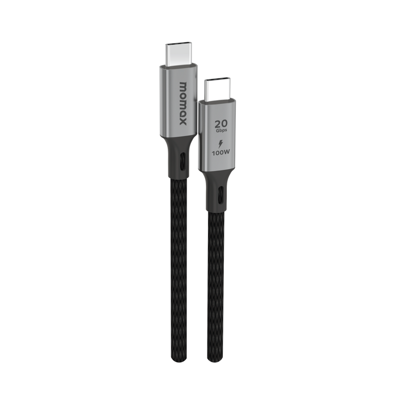 MOMAX Elite 100W USB-C USB3.2 Gen 2x2 20Gbps 充電線 DC31 DC32