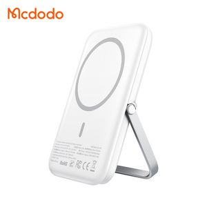 MCDODO MagSafe 5000mAh 2合1磁吸無線行動電源|內嵌式支架,輕鬆解放雙手