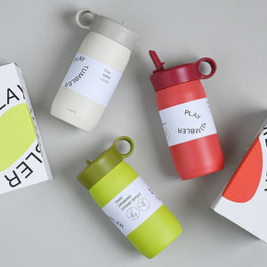 KINTO PLAY TUMBLER 兒童保溫瓶|吸管可拆卸設計,方便清潔