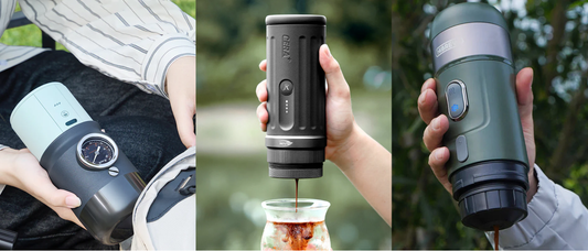 露營、車用、Office必備！3款便攜咖啡機大比拼