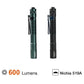 ACEBEAM Pokelit 2AA 隨身手電筒｜600流明的亮度，最遠照射距離可達101米