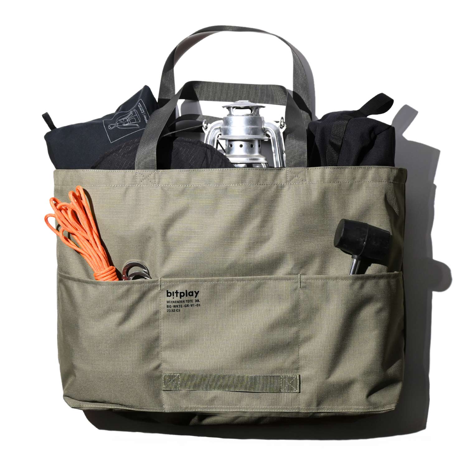 BITPLAY Weekender Tote｜防水拉鍊與內部多口袋設計