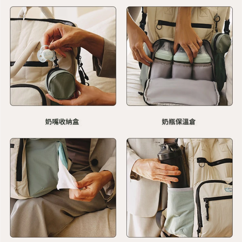 BAGSMART Paz Diaper Backpack 整體外觀展示圖