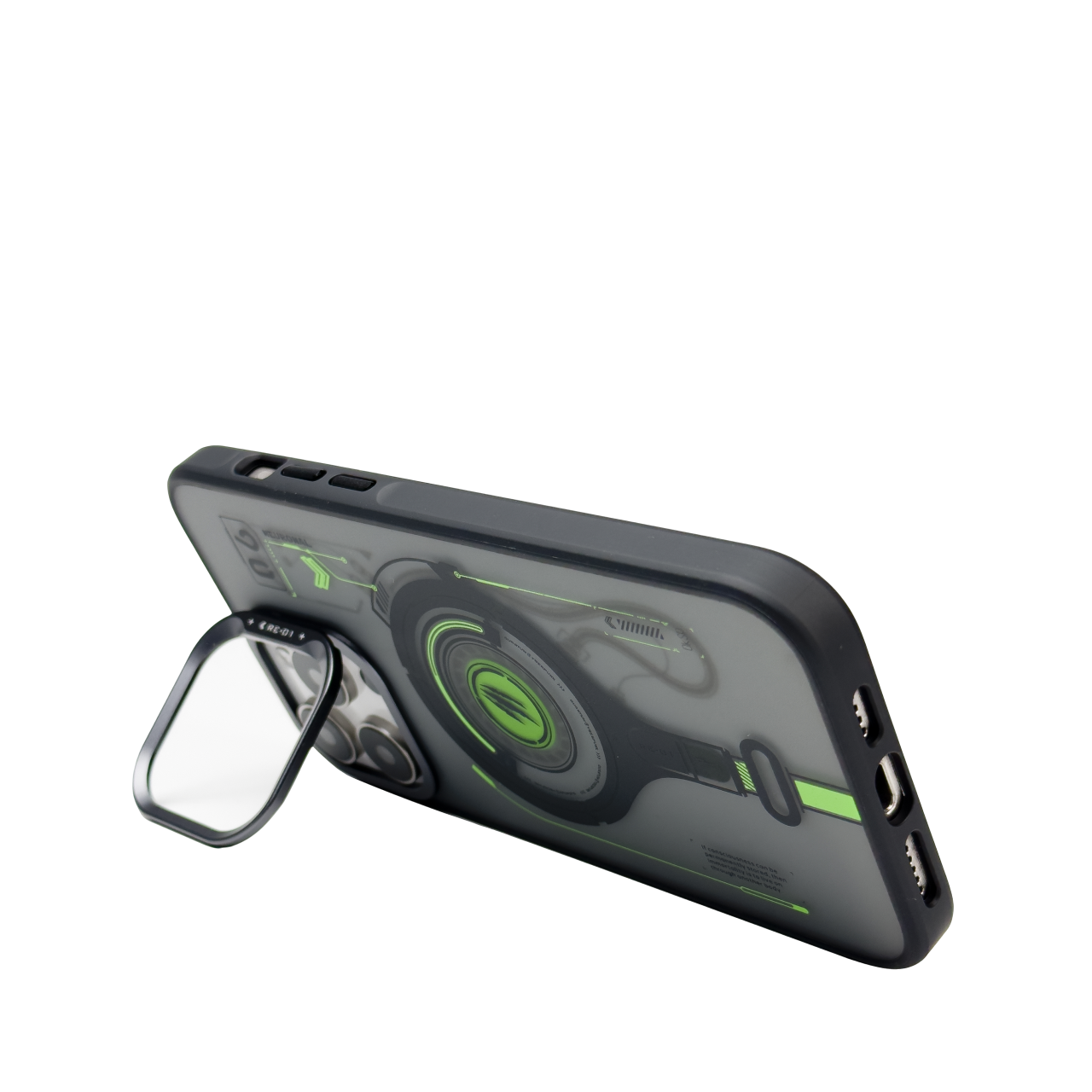 OKSP iPhone 16 Pro/Pro Max系列 MagSafe 夜光變色 支架手機殼 OK06