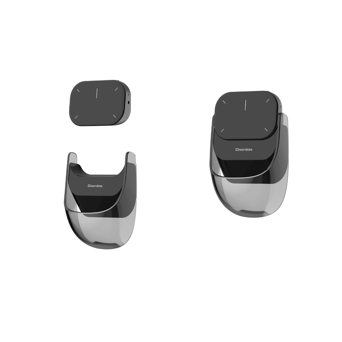 CHEERDOTS Cheerdots2 AI 智能滑鼠 - 磁吸可拆 2‑in‑1 結構展示