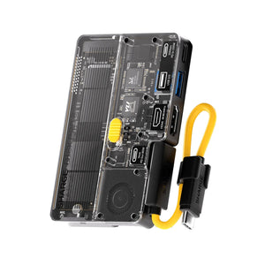 SHARGE Disk Pro 2 六合一散熱 SSD 擴充盒 ｜支援 8TB｜10Gbps 極速傳輸