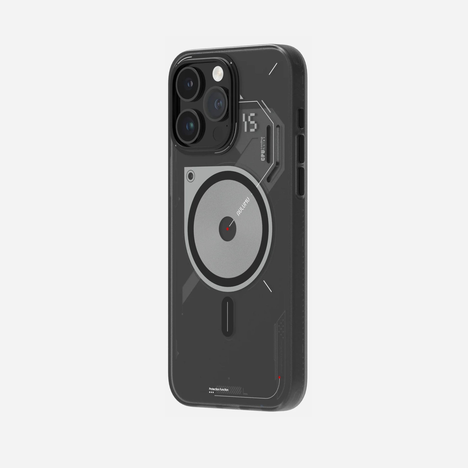 AULUMU Semi-Translucent Frosted Case iPhone 15｜IMD 製程｜圖案永不褪色