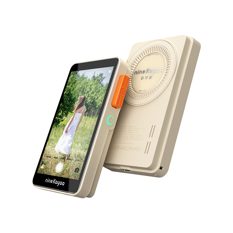 NINEKAYAA XQ08 自拍屏 - 產品主圖 磁吸/手持兩用設計