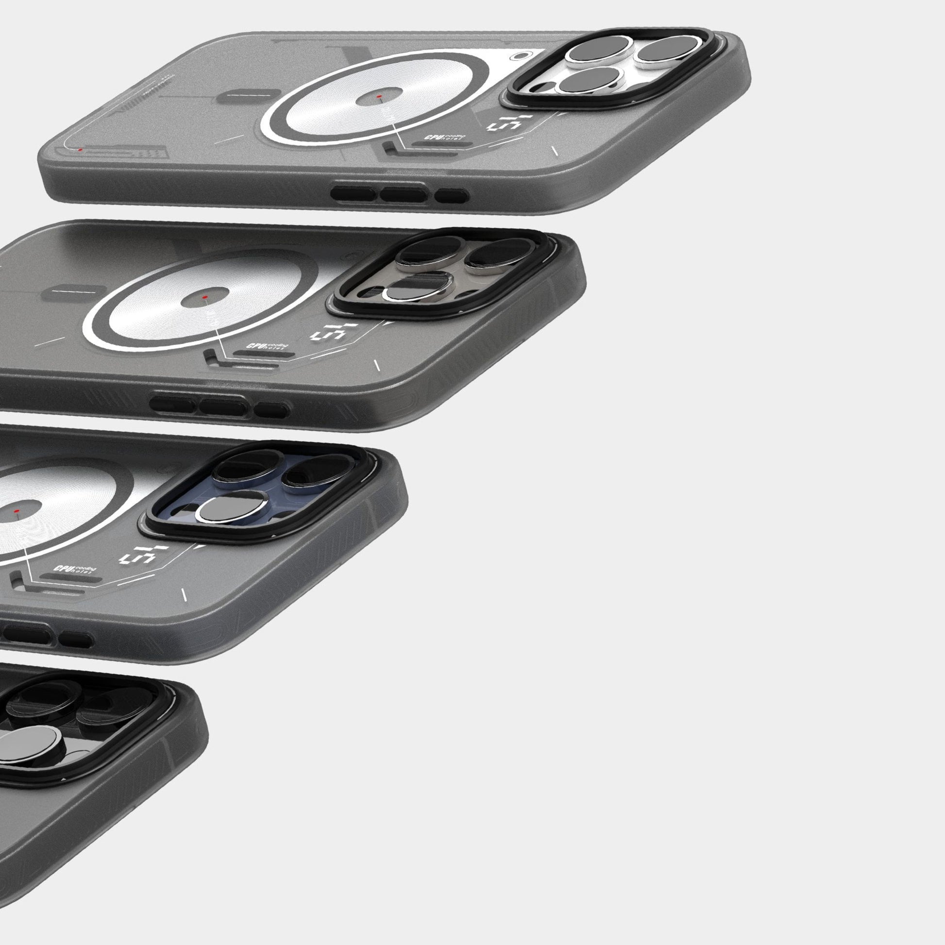 AULUMU Semi-Translucent Frosted Case iPhone 15｜散熱窗設計｜提升手機性能