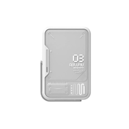 AULUMU Magsafe 3500mAh 磁吸無線行動電源 M03｜配備折疊支架，可水平或垂直支撐手機