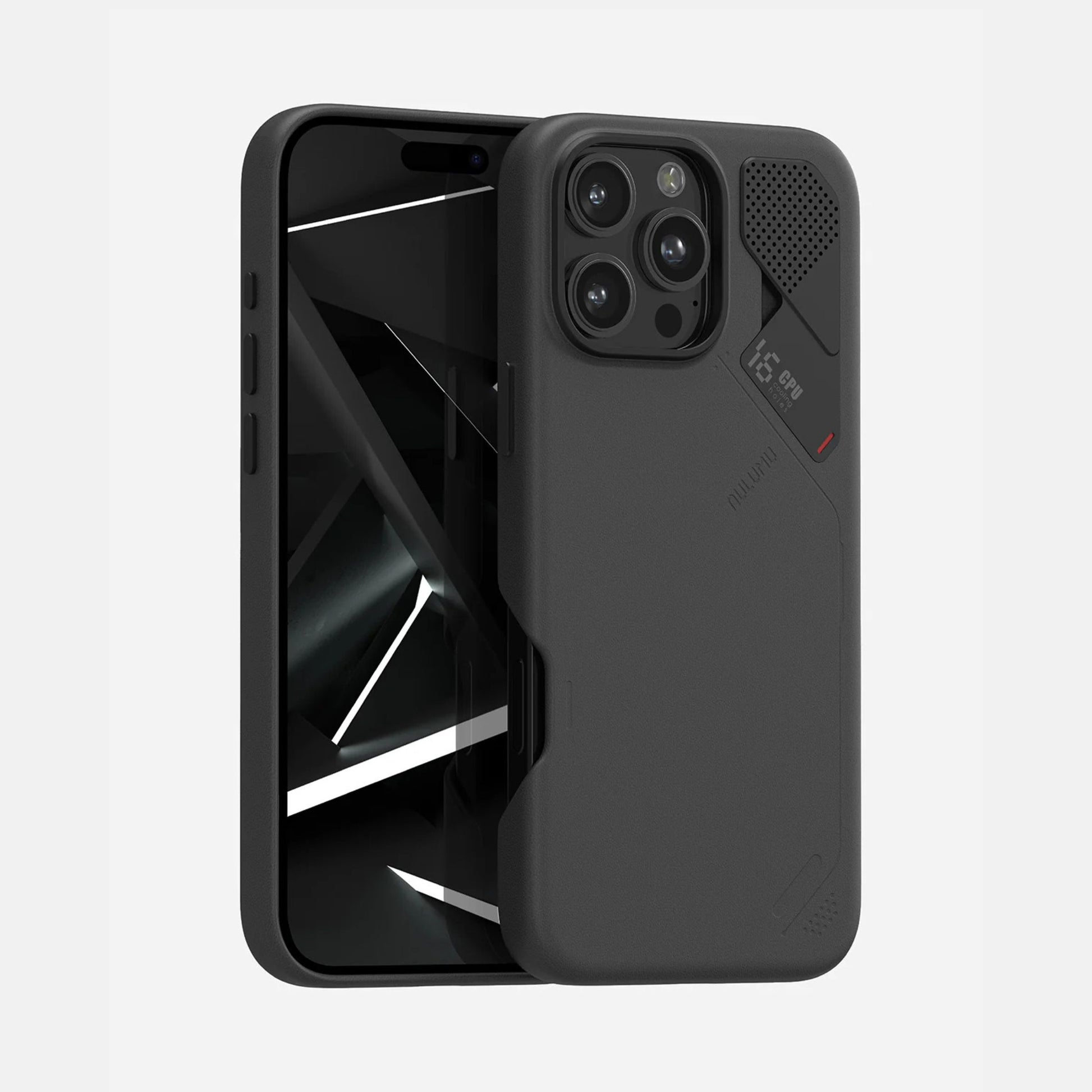 AULUMU Vegan Leather Case for iPhone 16 Pro/Pro Max 系列｜配備矽膠冷卻墊與鋁合金板，有效散熱，防止 CPU 過熱