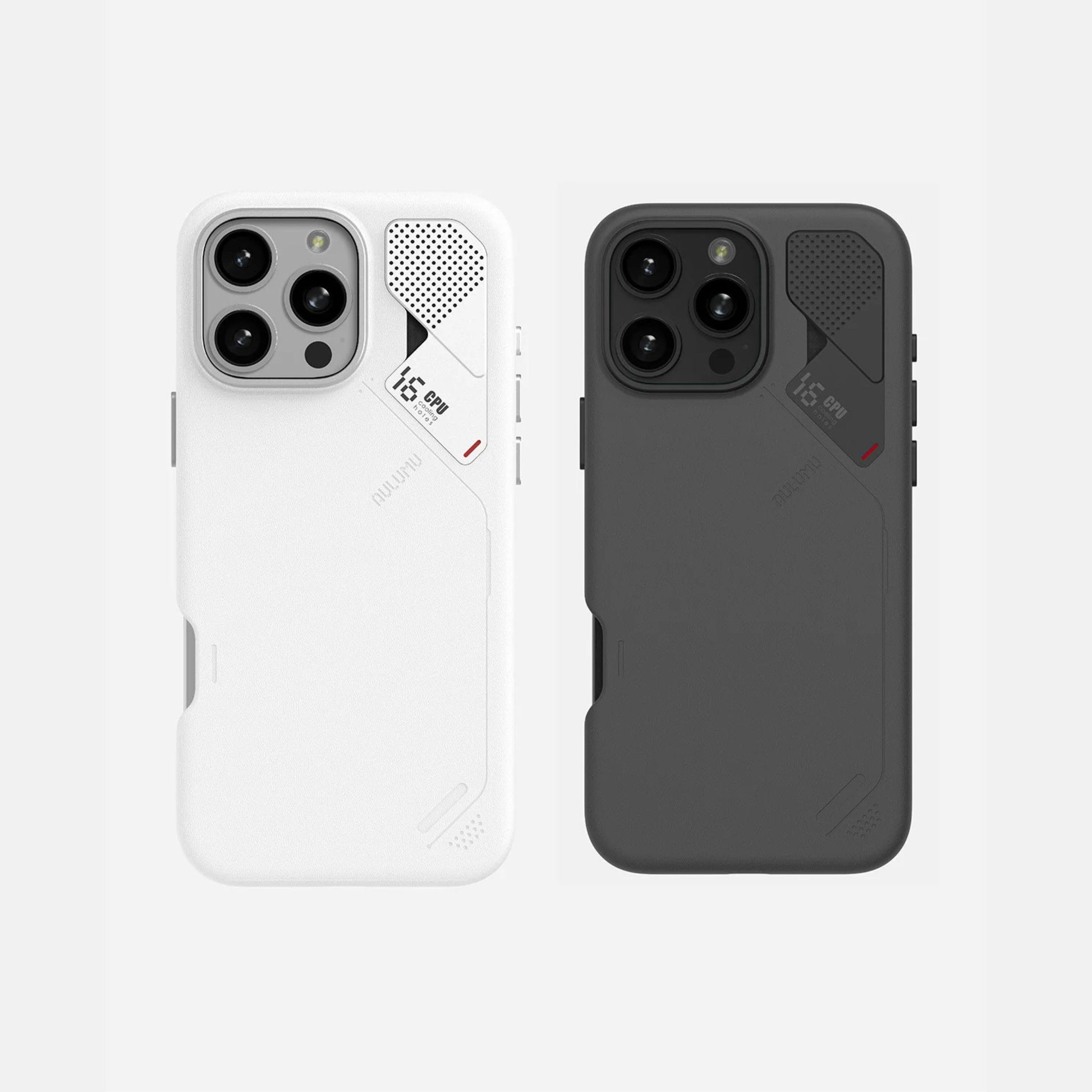 AULUMU Vegan Leather Case for iPhone 16 Pro/Pro Max 系列｜配備矽膠冷卻墊與鋁合金板，有效散熱，防止 CPU 過熱