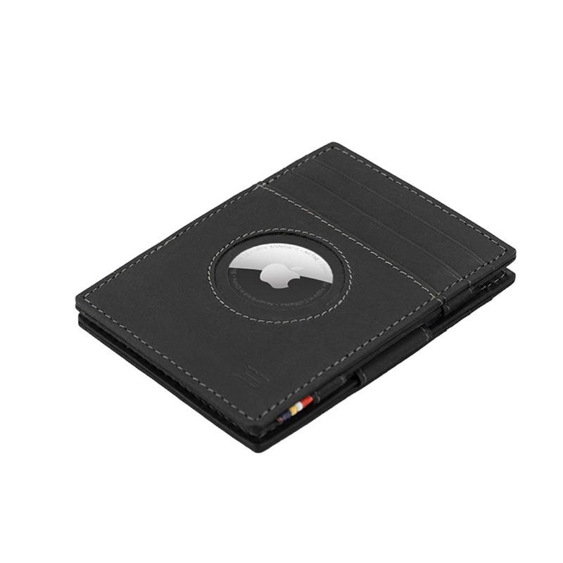 GARZINI Essenziale Magic Airtag Wallet|頭層皮革錢包|RFID 屏蔽 + AirTag 隔層