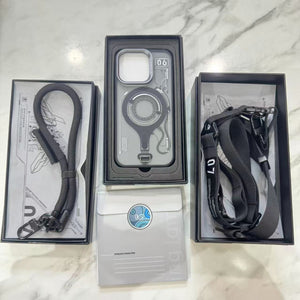 OKSP iPhone 16 Pro/Pro Max系列 MagSafe 神經元變色 支架手機殼 OK06 #1669( 陳列品/瑕疵品特價出售 )