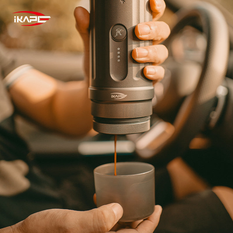 IKAPE Kapo K2／K2 Pro 便攜 Espresso 機 - 無底粉碗 萃取展示（觀察萃取流速） 