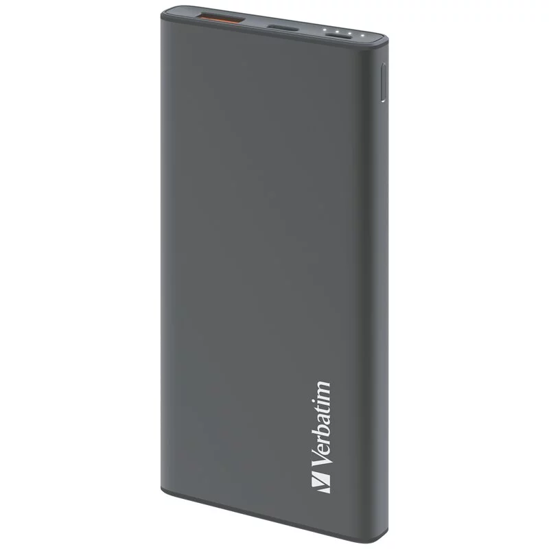 VERBATIM 10000mAH 輕型移動電源 - PD 20W + QC 3.0