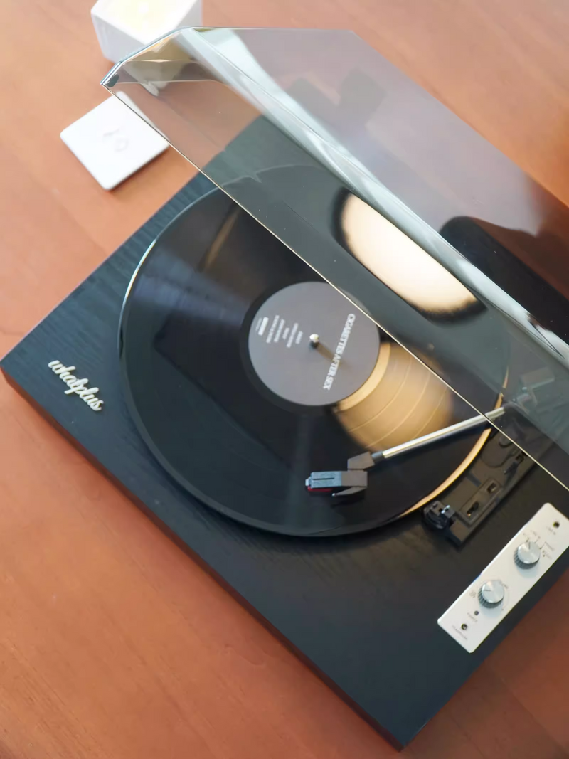 WHATPLUS 黑膠唱片機復古藍牙音箱 FROM1900