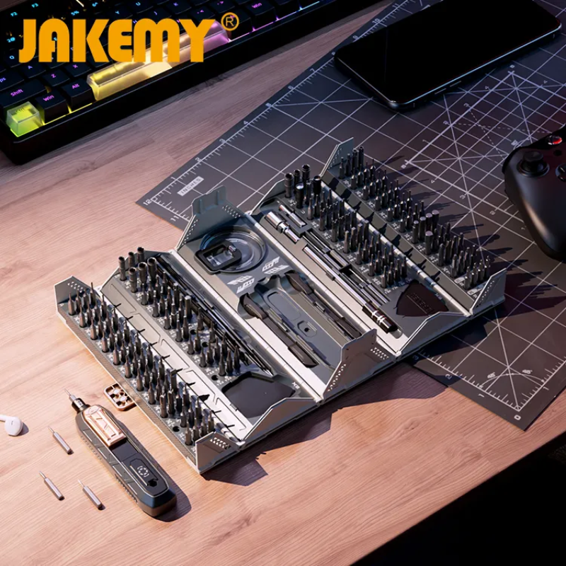 JAKEMY 180合1 CR-V 螺絲刀頭精密迷你工具箱 JM-8192