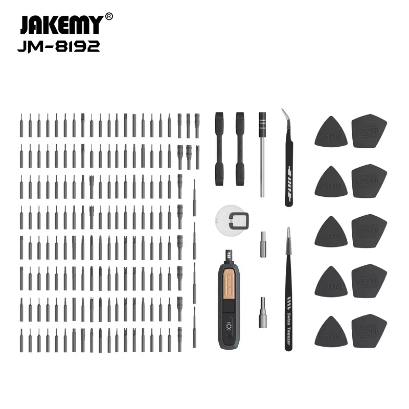 JAKEMY 180合1 CR-V 螺絲刀頭精密迷你工具箱 JM-8192