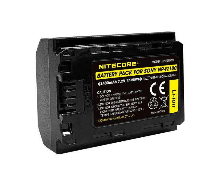 NITECORE 相機電池 NP-FZ100C