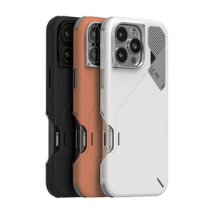 AULUMU Slim Shockproof Case for iPhone 16 Pro/Pro Max 系列｜外層採用堅固 PC 材質，內層使用柔軟 TPU，並配有優質 TPE 邊角