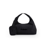 SUBTLE LOOP Messenger Bag - 黑色，正面展示