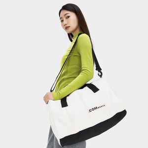 SUBTLE Commence Puff Sports Bag 泡芙運動包 - 雪絨白輕量運動包，適合日常通勤與運動使用