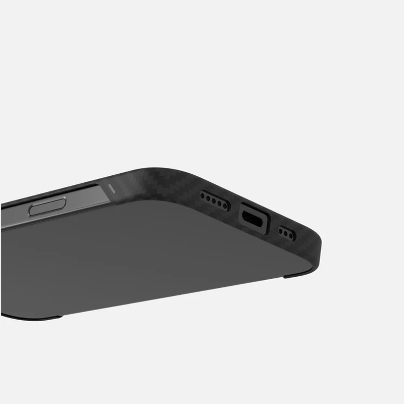 AULUMU Aramid Fiber Case for iPhone 15 Pro/Pro Max 系列｜變色溫度指示器｜隨時掌握手機溫度
