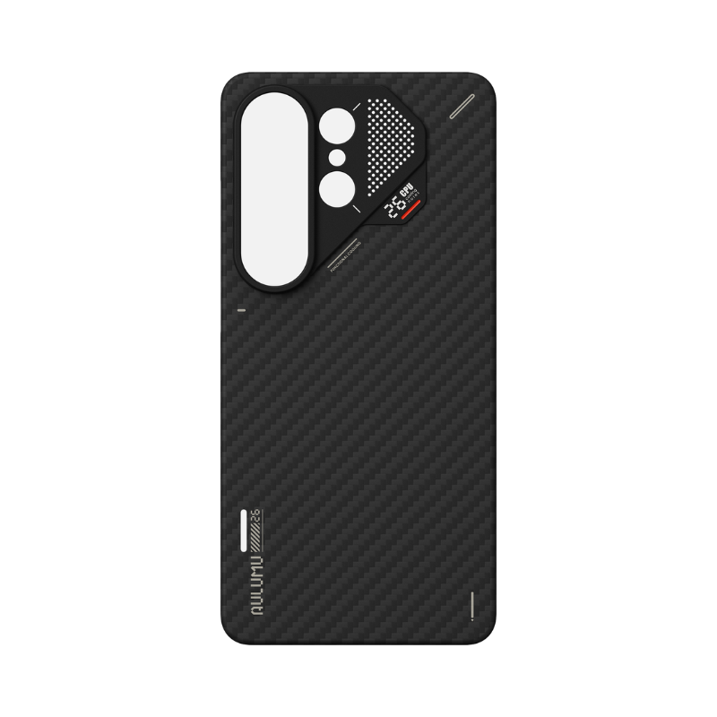aulumu S26U Ultra‑Slim Aramid Fiber Case 芳綸纖維編織紋理特寫
