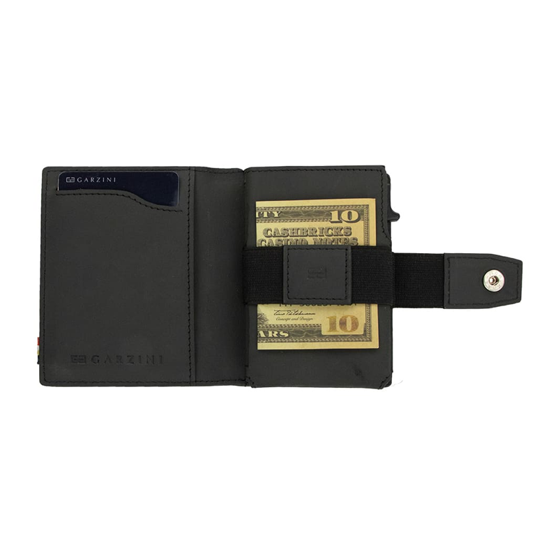 GARZINI Metal Wallet｜多功能金屬卡包｜多功能收納，整理鈔票、收據及名片