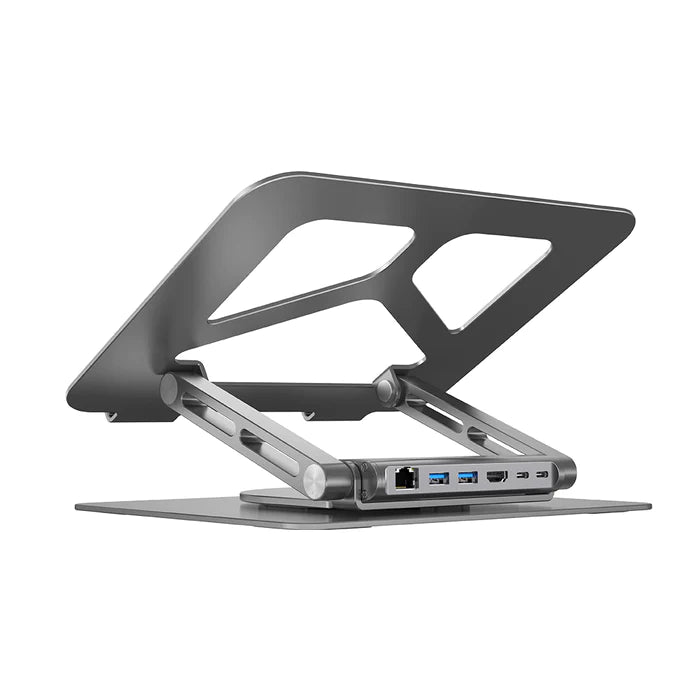 UNITEK 筆記型電腦支架(連可拆式6合1 USB-C Hub) D1109A