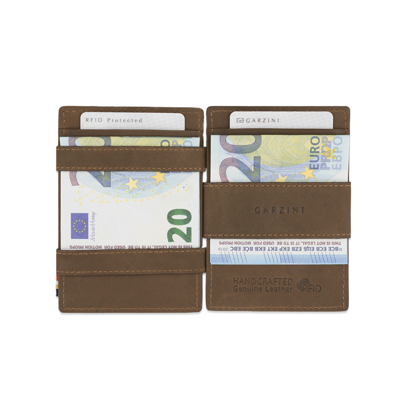 GARZINI Essenziale Magic Airtag Wallet｜頭層皮革錢包｜多功能收納
