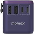 MOMAX 1-World 70W GaN 方便式旅行插座 UA8A