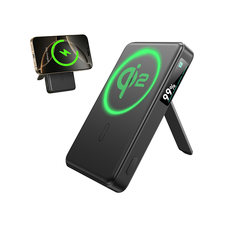 ESR Qi2 MagSlim Kickstand Power Bank 10000mAh 移動電源｜15W 快速充電
