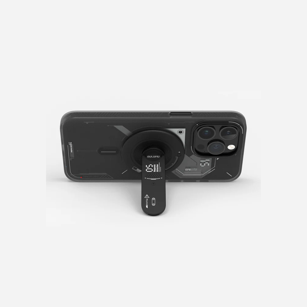 AULUMU 4-in-1 磁吸手機支架 G05｜360° 旋轉和 85° 折疊設計，提供多角度支撐