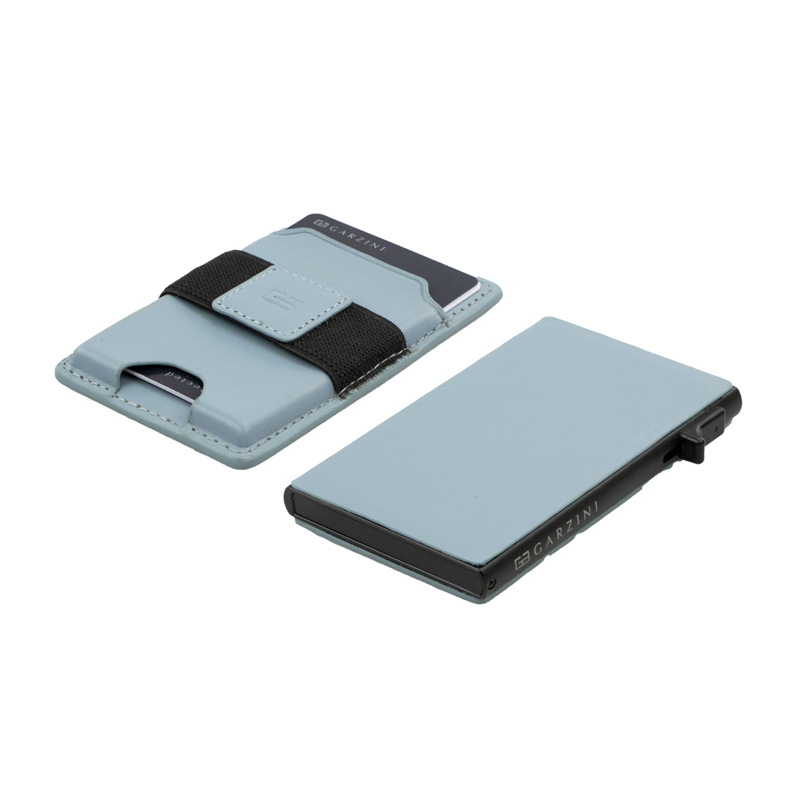 GARZINI MagSafe Metal Wallet｜二合一金屬卡包｜金屬卡夾與皮革錢包可分開或結合使用