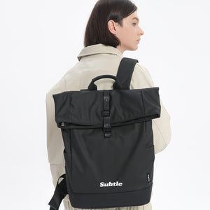 SUBTLE Scope 雙肩包 - 黑色多功能背囊，簡約設計適合通勤與戶外旅行