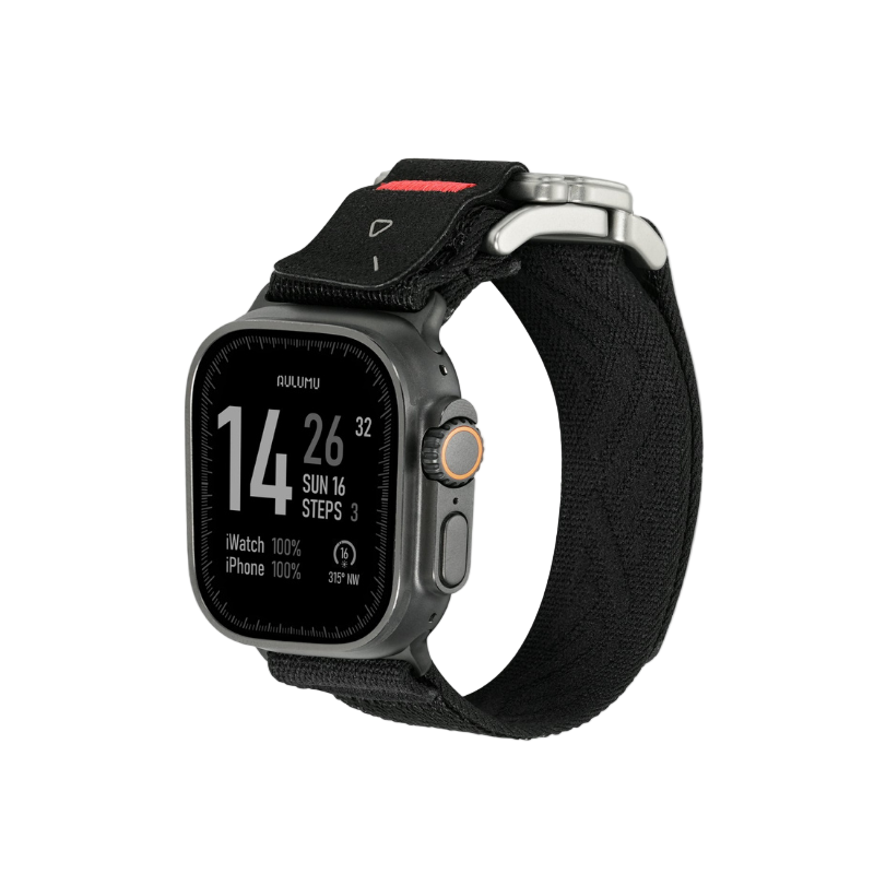 AULUMU C03 高密度尼龍錶帶，柔軟且透氣，適合全天候使用。