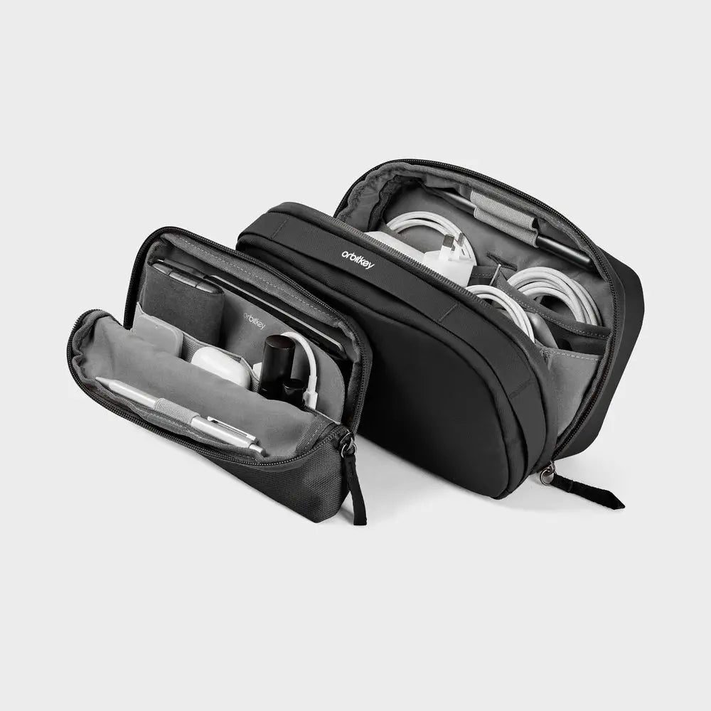 ORBITKEY 2-in-1 Tech Pouch｜2合1 分拆設計｜分拆的主袋與桌面袋