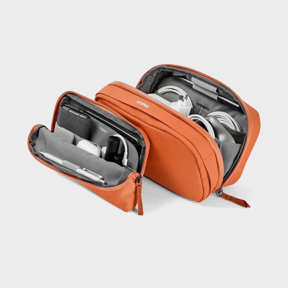 ORBITKEY 2-in-1 Tech Pouch｜2合1 分拆設計｜分拆的主袋與桌面袋